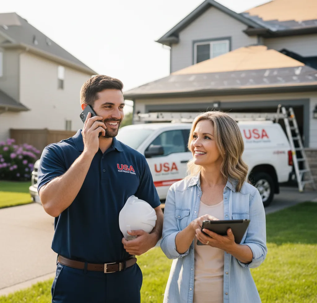 USA Roof Repair Experts customer support in Box Elder